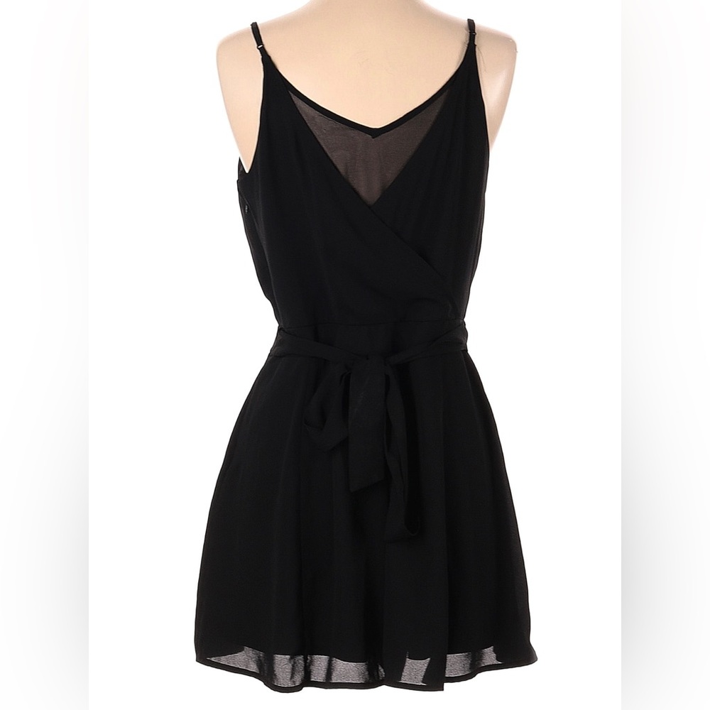 EXPRESS black tie around romper